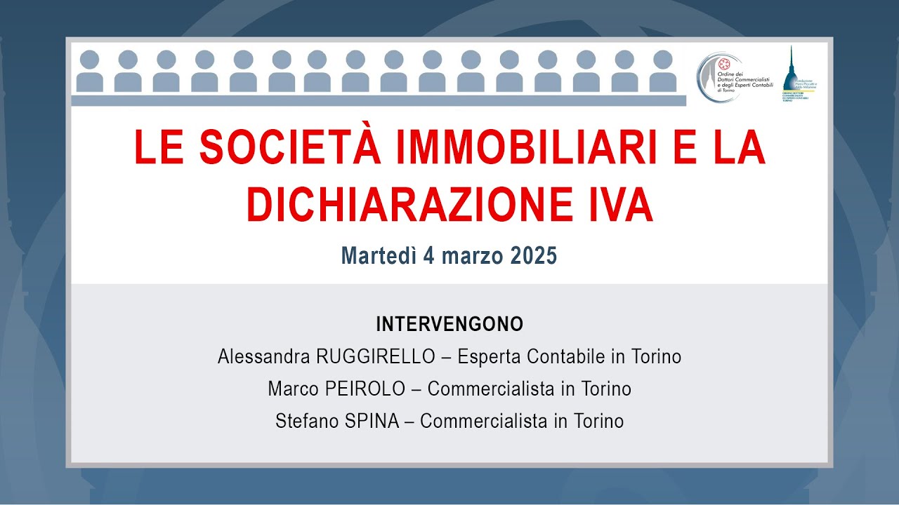 Le società immobiliari e la dichiarazione IVA