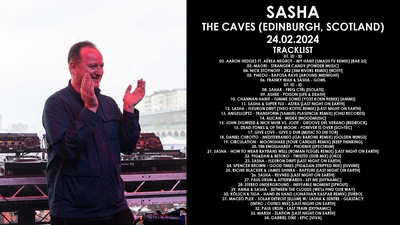 SASHA (UK) @ The Caves (Edinburgh, Scotland) 24.02.2024