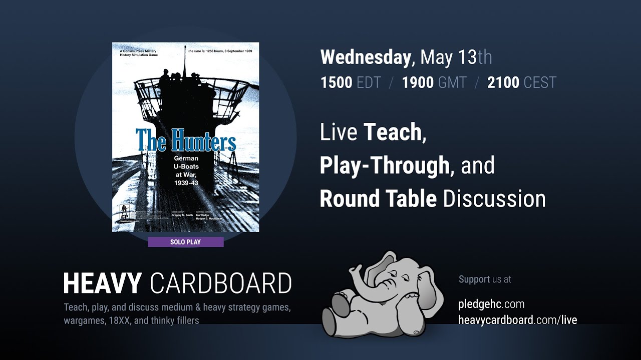 The Hunters Solo Teaching, Play-through, & Round table by Heavy Cardboard