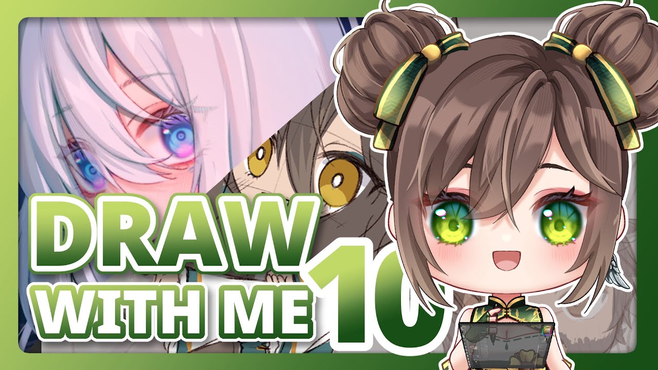🐼🌻 [10]┊ cozy arting - OC & CM Art ❤️ (≖‿≖)「 mic off 」