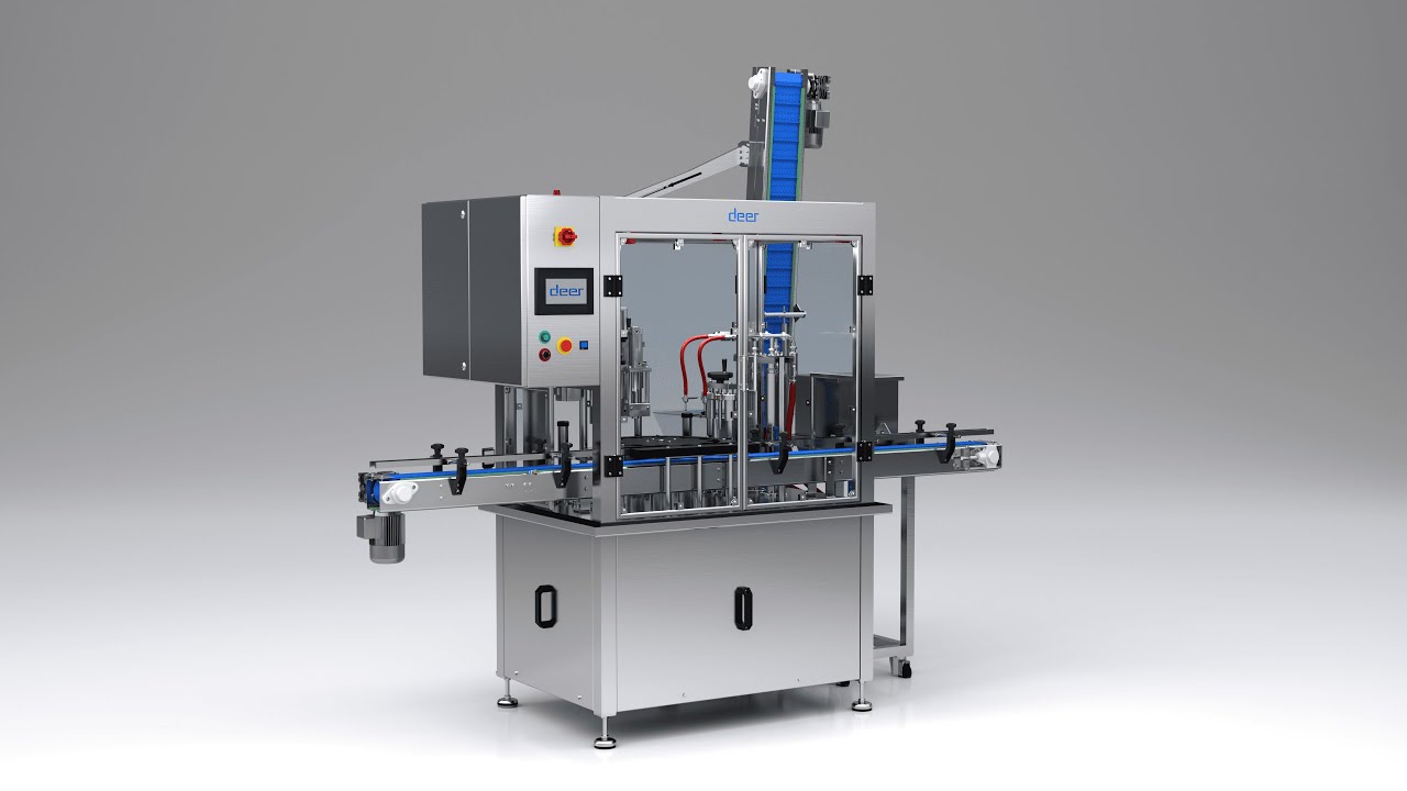 Rotary Dolum ve Etiketleme Makinası / Rotary Filling and Labelling Machine