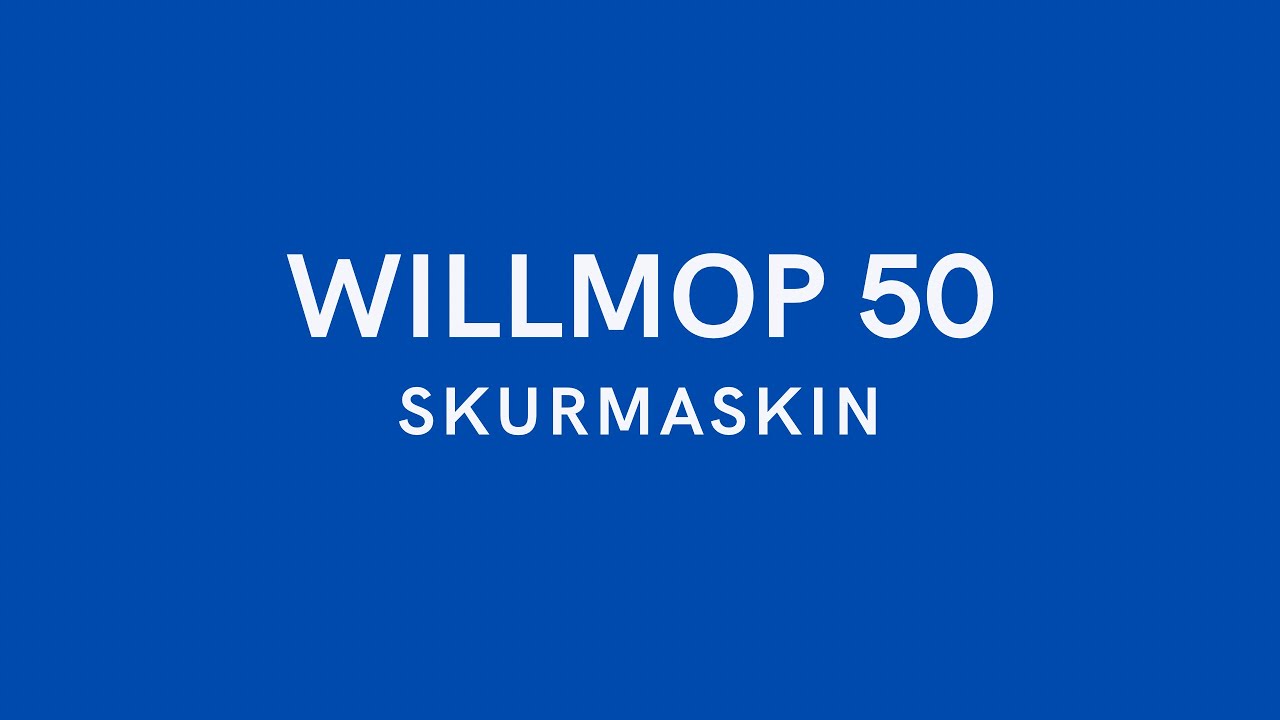 Willmop 50 | Revolutionerande upprättstående skurmaskin | TSM Italy