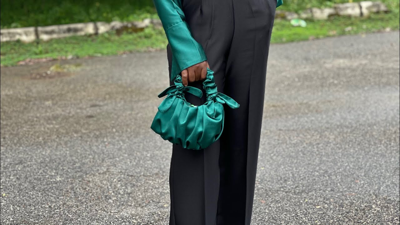 Mini silk bag tutorial | how to make a cute bag 
