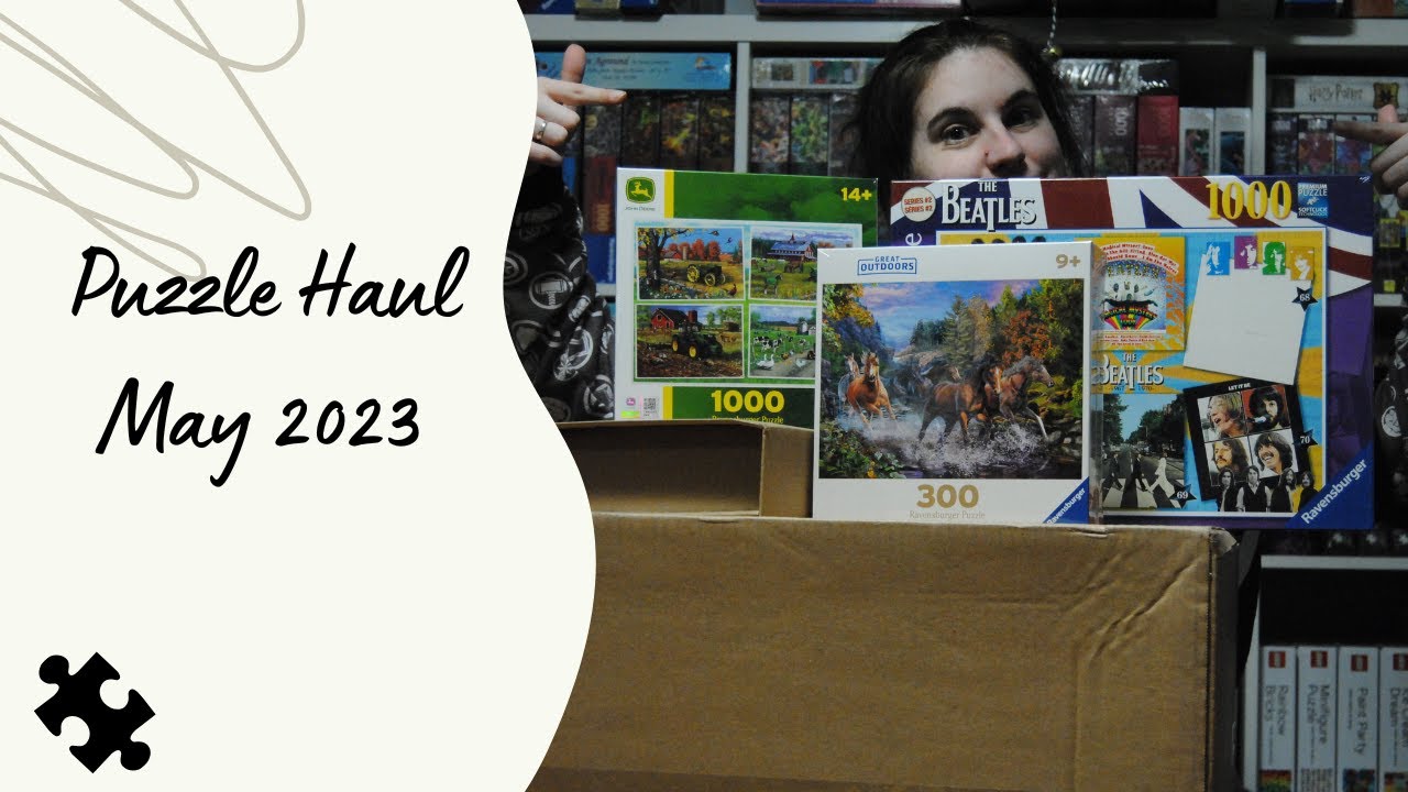 🧩 Huge Puzzle Haul! May 2023 Unboxing with Sue | New Jigsaws Inside!