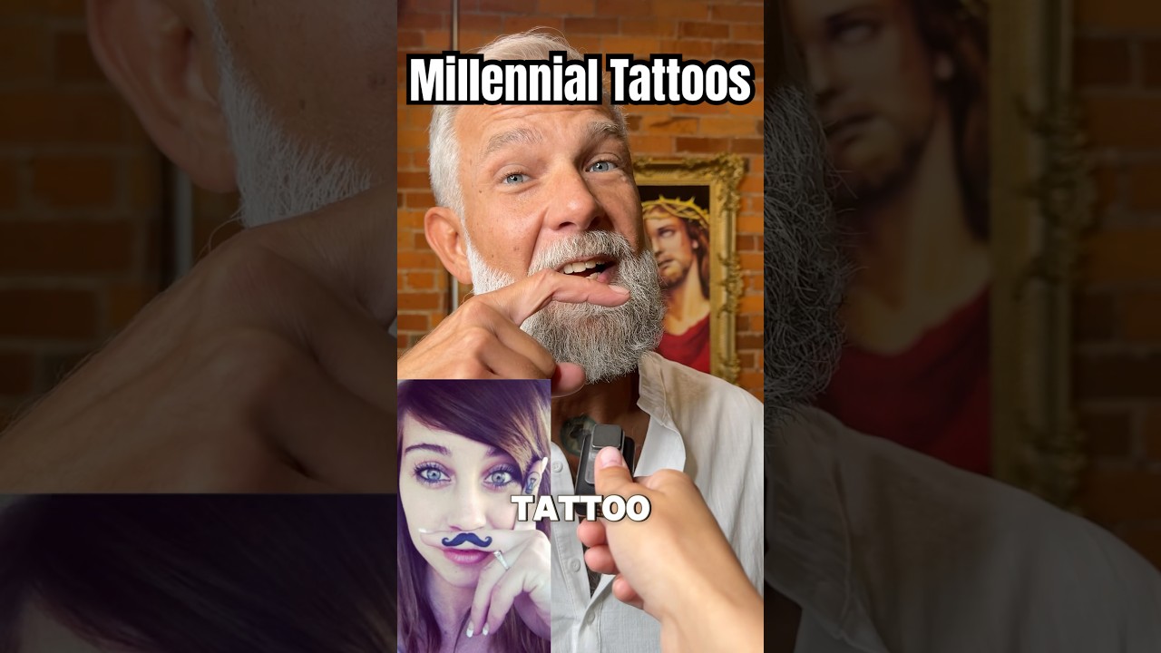 Nie chodzi o tatuaż z wąsami 😂 #tatuaż #tattoofun #artystatattoo #tatuażysta #atrament #skleptatu...