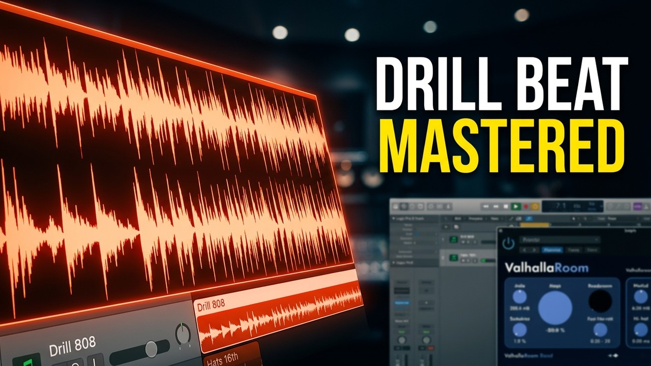 HOW TO MAKE A DRILL BEAT IN LOGIC PRO X - 2024 EDITION