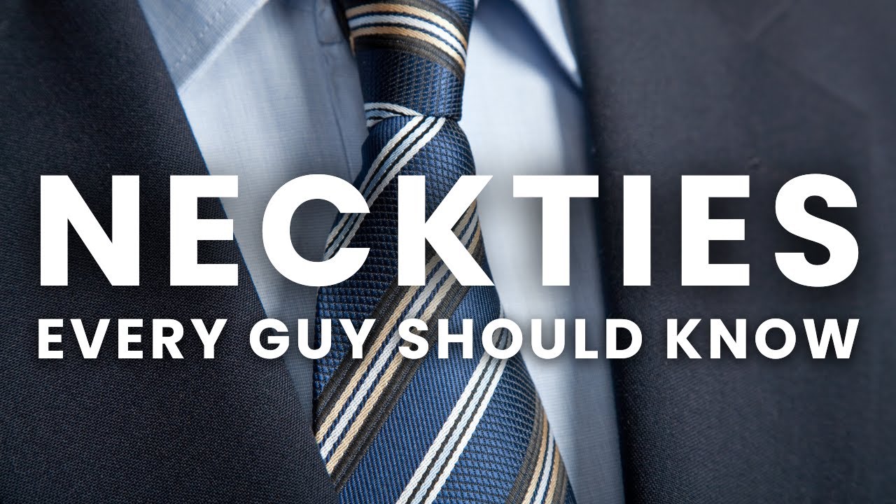 8 Types Of Neckties By Name You NEED To Know