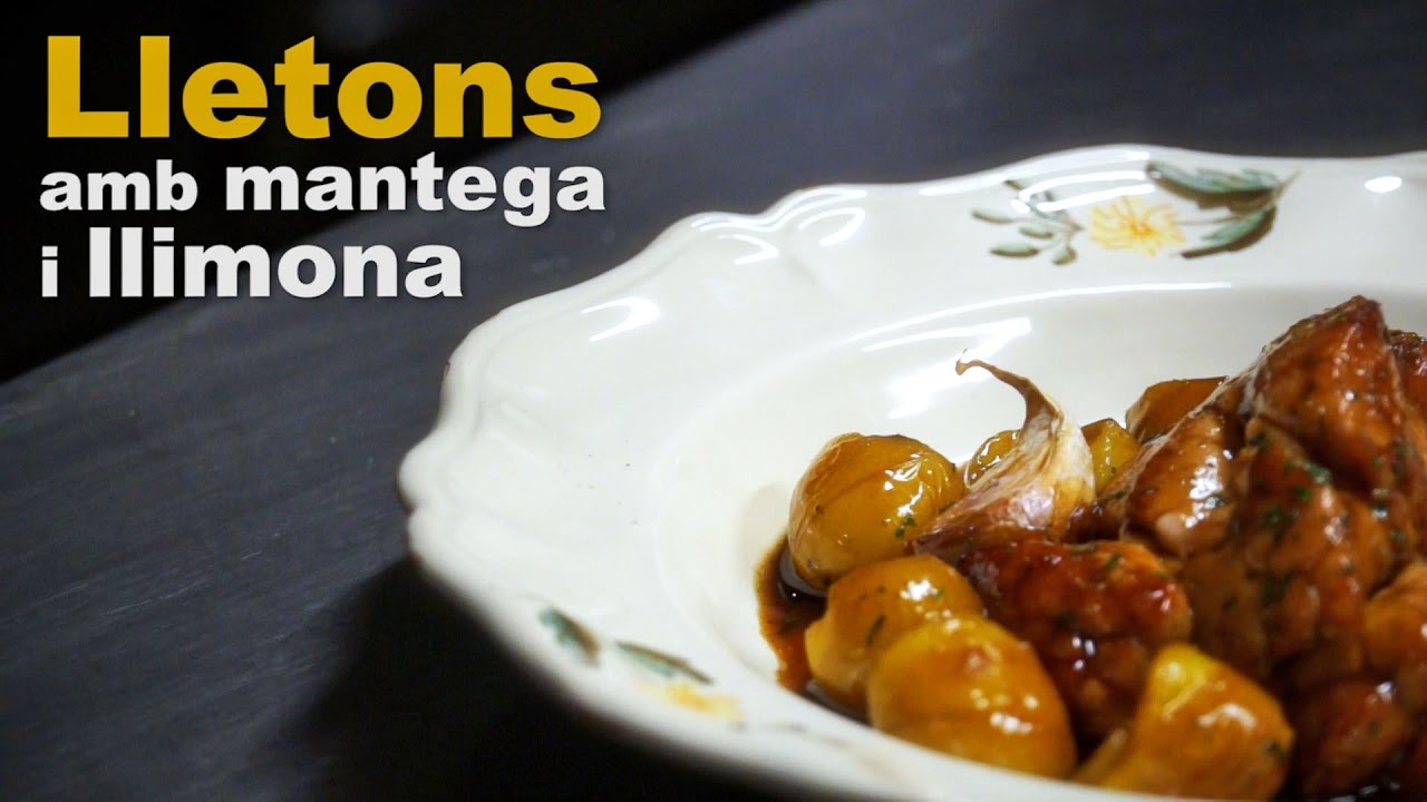 Lletons amb mantega i llimona del Restaurant Gresca