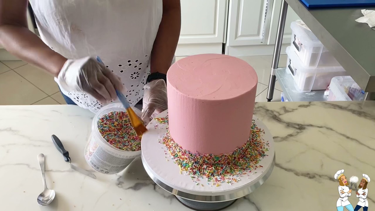 Melting Ice-Cream Drip Cake || Molly’s Kitchen Queens #icecreamcake #dripcake #caketutorial