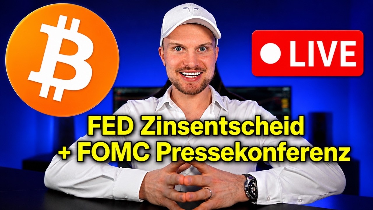 🚨BITCOIN LIVE TRADING: ACHTUNG FED ZINSENTSCHEID + FOMC MEETING!!! 🔥🔥🔥