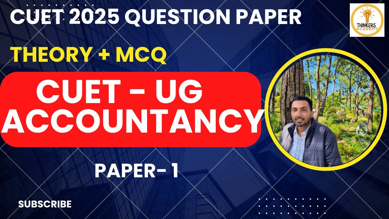 Cuet accountancy pyq 2025 part 2