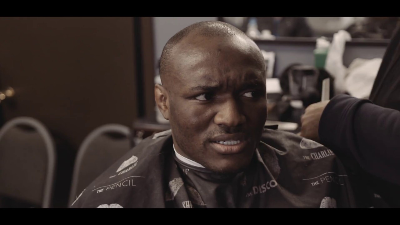 Fight Night St. Louis: Kamaru Usman visits Tyron Woodley's barber