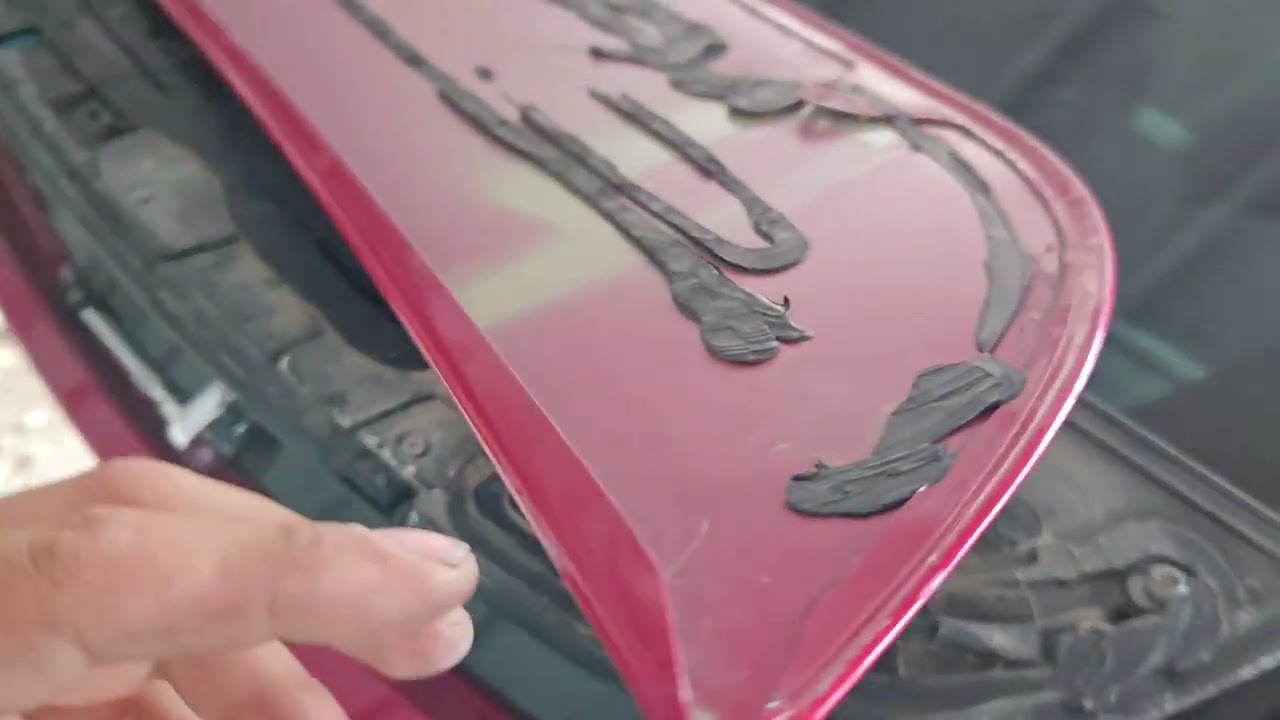 Замена вставок пассивного спойлера Tesla Model X 16-20