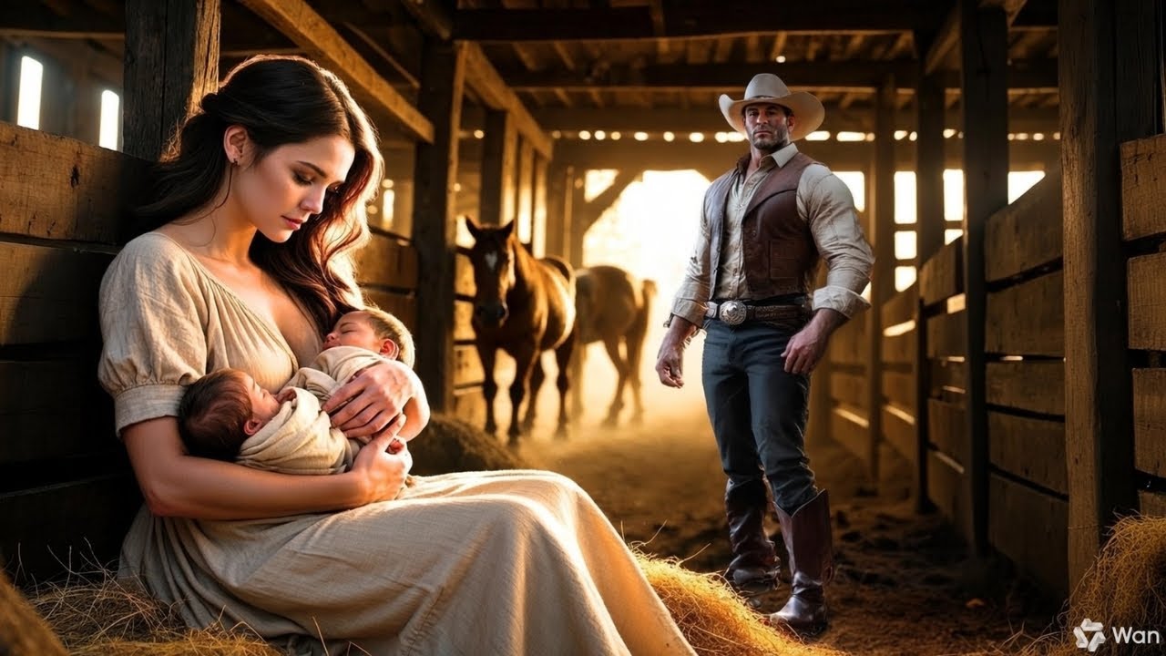 She Was Hired Just to Clean the Barn — Until the Rancher Found His Children Asleep on Her Heart