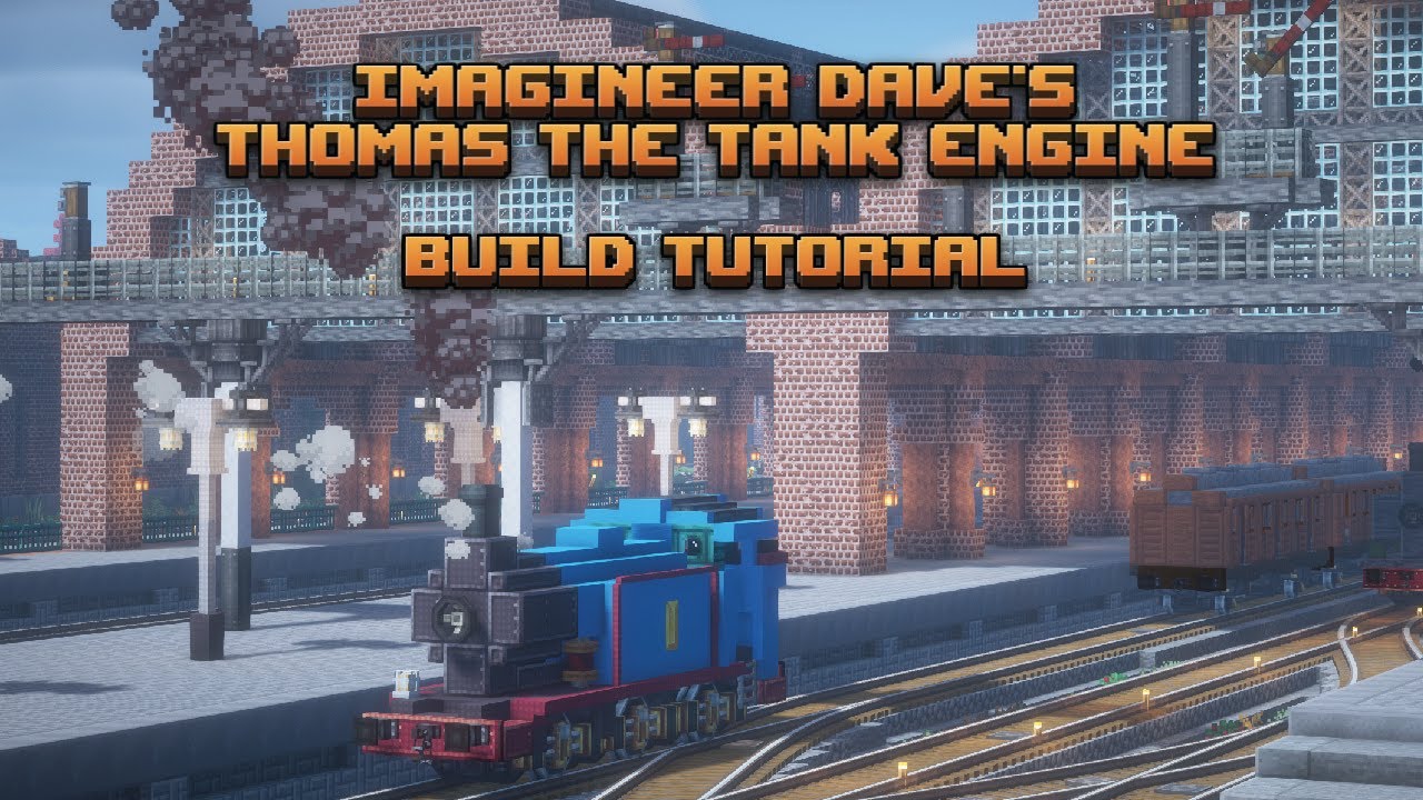 Minecraft create mod - Imagineer dave's thomas the tank engine - Build tutorial