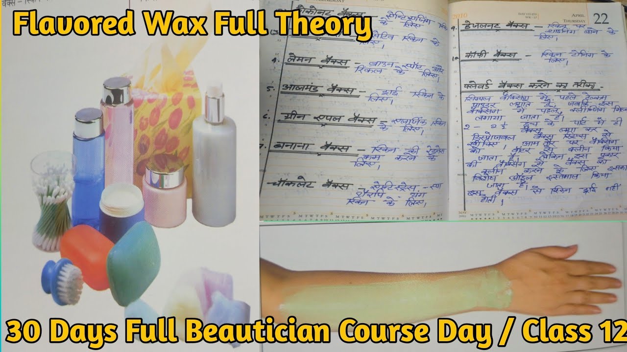 फ्लेवर्ड वैक्स क्या है ? Flavored Wax Karte Hain / Flavoured Wax Full Theory / Beauty Parlour Course