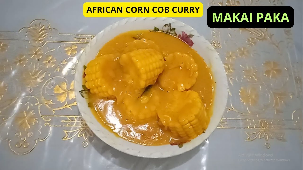 Corn Cob Curry Recipe | Makai Paka | East African Cuisine