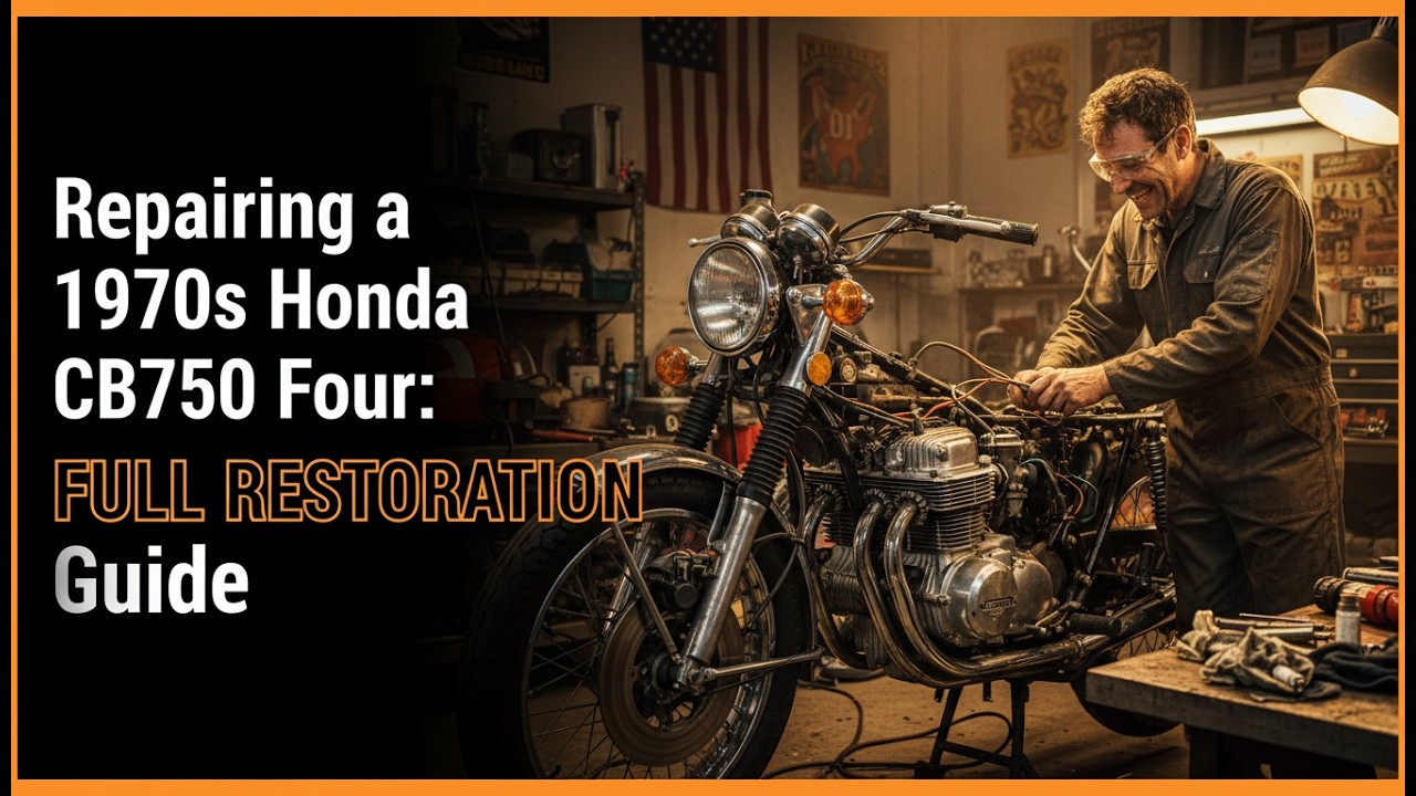 Repairing a 1970s Honda CB750 Four: Full Restoration Guide