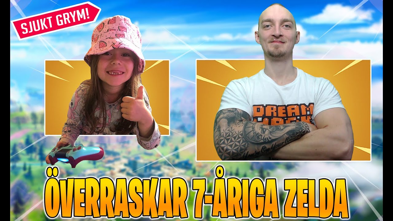 ÖVERRASKAR MITT 7-ÅRIGA FAN ZELDA I FORTNITE