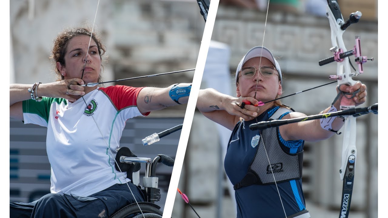 Elisabetta Minjo v Dorothea Poimenidou – recurve women gold | Rome 2022 European Para Championships
