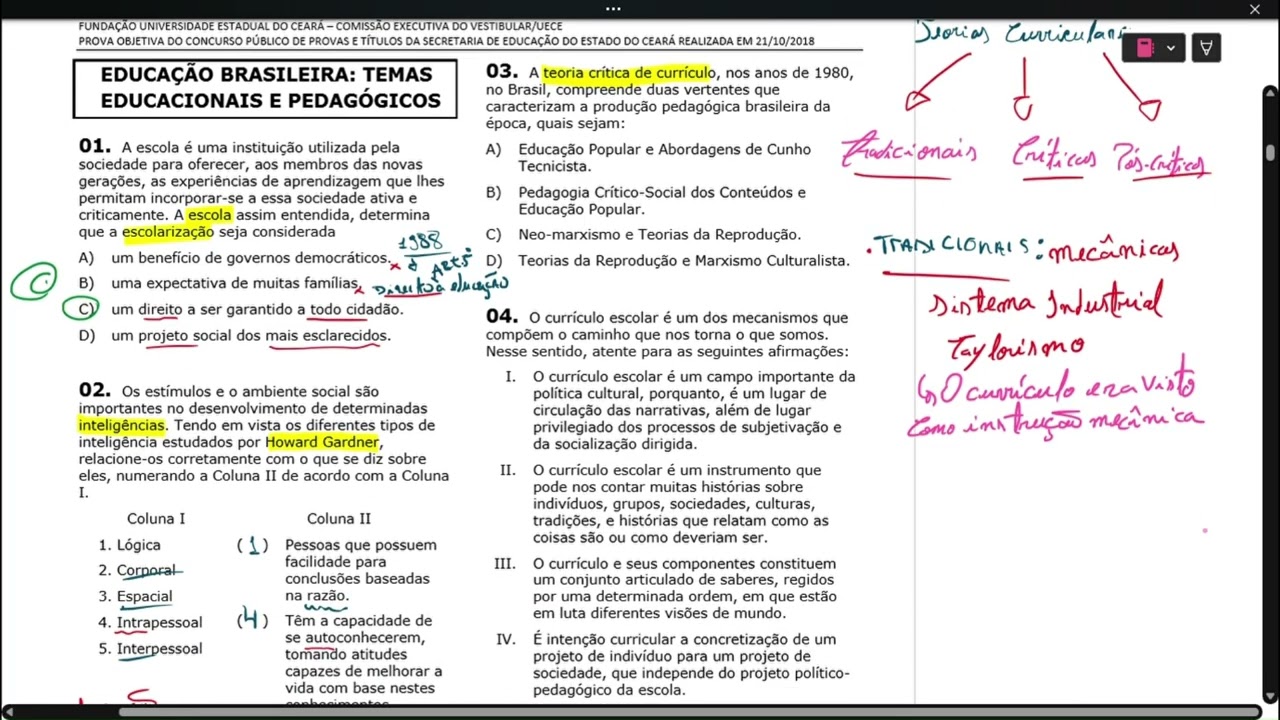 SEDUC 2018 - AULA 01 - Temas Educacionais_ Educação Brasileira