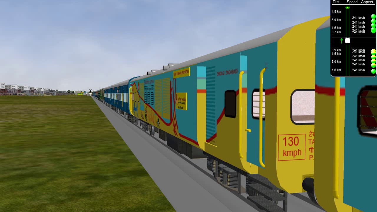 Generator car parade at full speed in open rail by Ankush verma