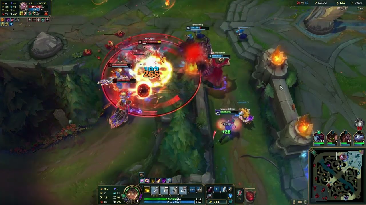 A rivederlo potevo triplekillare. Ci vediamo tra 50 game quando sarò un EZ one trick.
