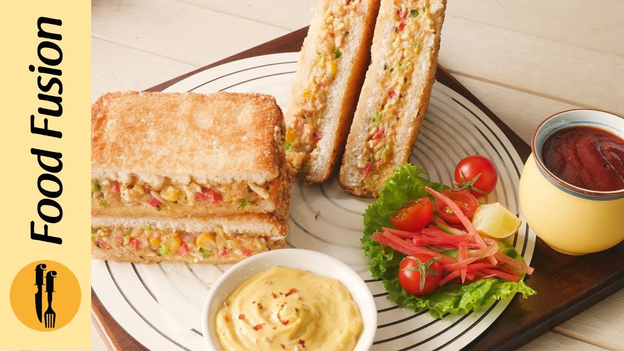 Potato Fried Croquette Toast - Korean Street Food Recipe By Food Fusion