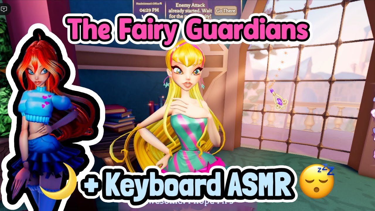 🌙 Let's play 'The Fairy Guardians' on Roblox 🩷✨ + Keyboard ASMR (no commentary) 😴