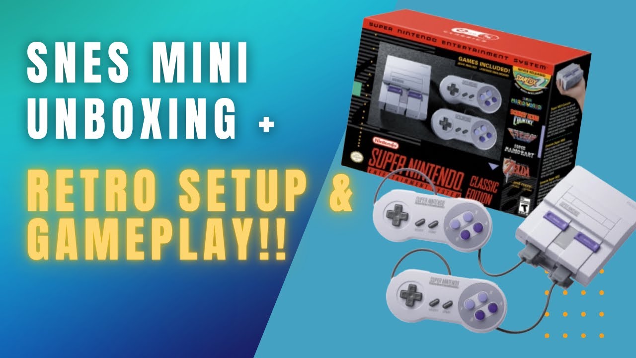 UNBOXING the SNES Mini – Retro Setup + Gameplay!
