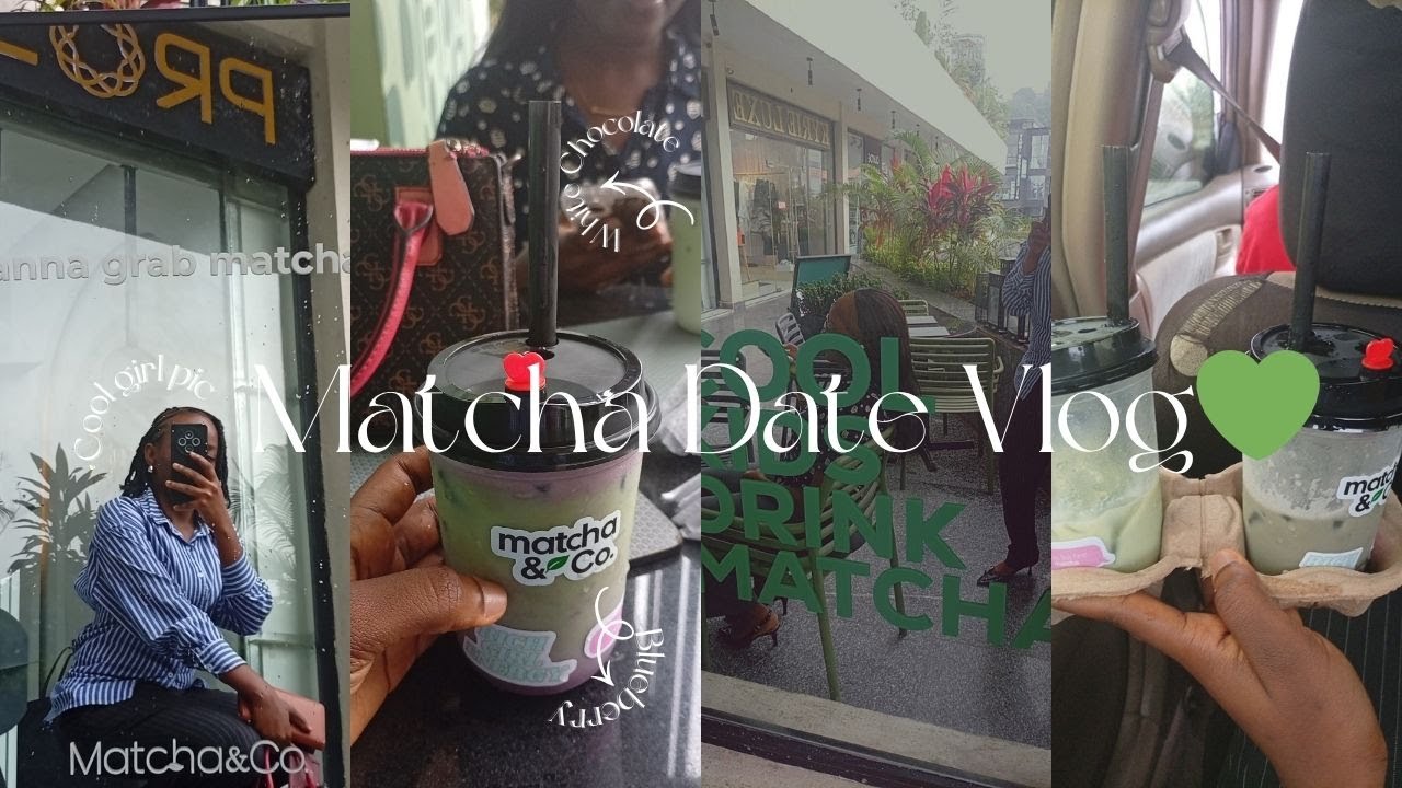 Me pretending to be that matcha girl for a day 😂🍵💚