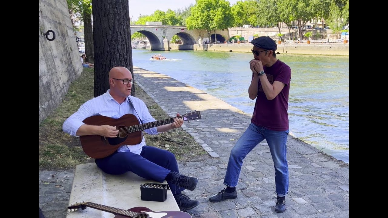 No Particular Place To Go - Chuck Berry Cover - with David Chalumeau by the Seine in Paris