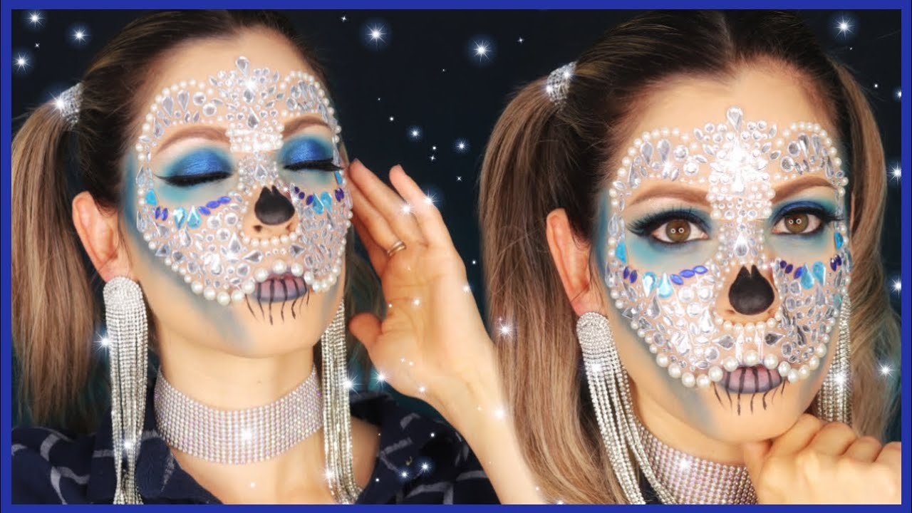 Calavera Sexy | Skull Glam 💀 INCREÍBLE MAQUILLAJES CATRINA CON DIAMANTES | NatyGloss