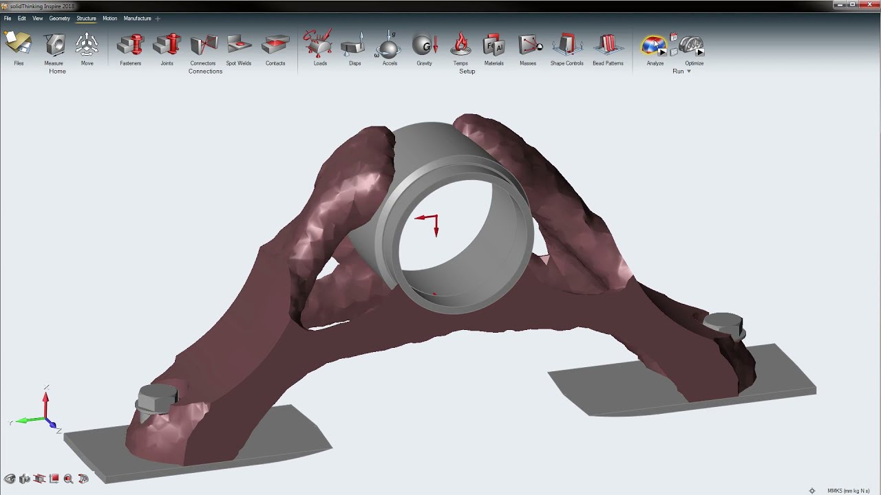 Altair Inspire - Workflows (Overhang Shape Controls)
