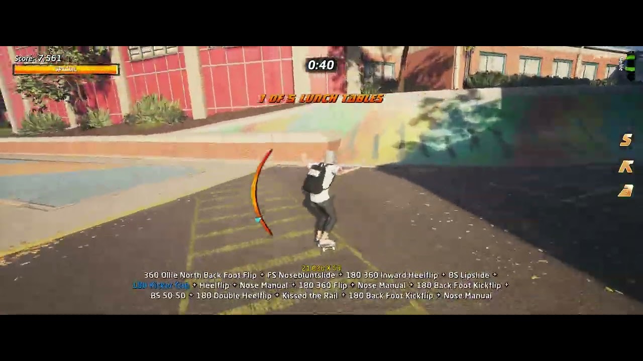 School One-Combo Speedrun 1:57.217 - THPS 1 + 2