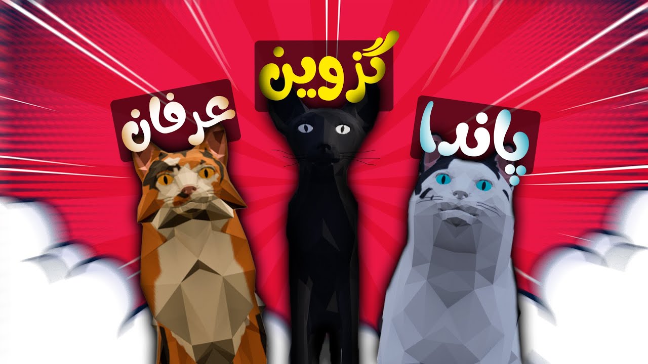 وقتی سه تا اسکل گربه میشن😂|| Heist Kitty