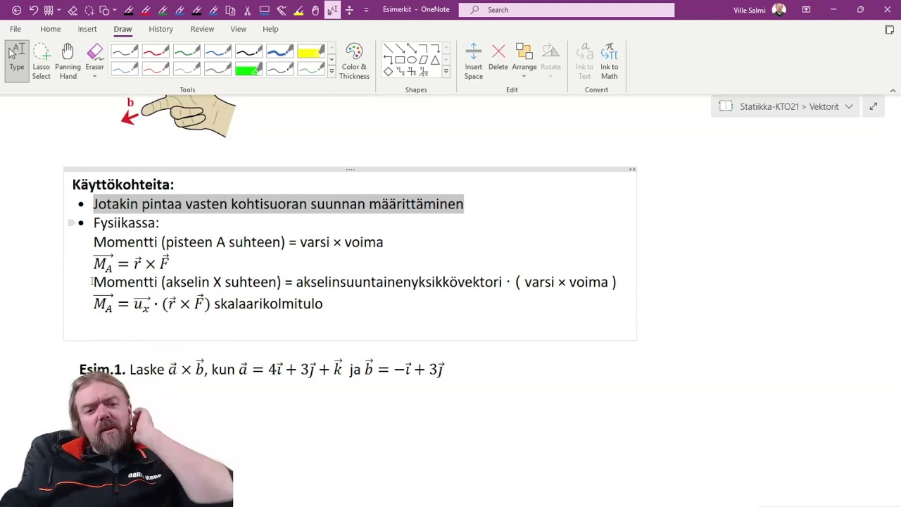 Vektoreiden ristitulo