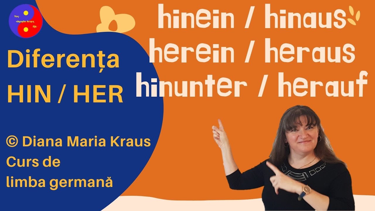 Diferenta - Hin | Her + tema de casa 🏡 |  Limba germana pentru romani