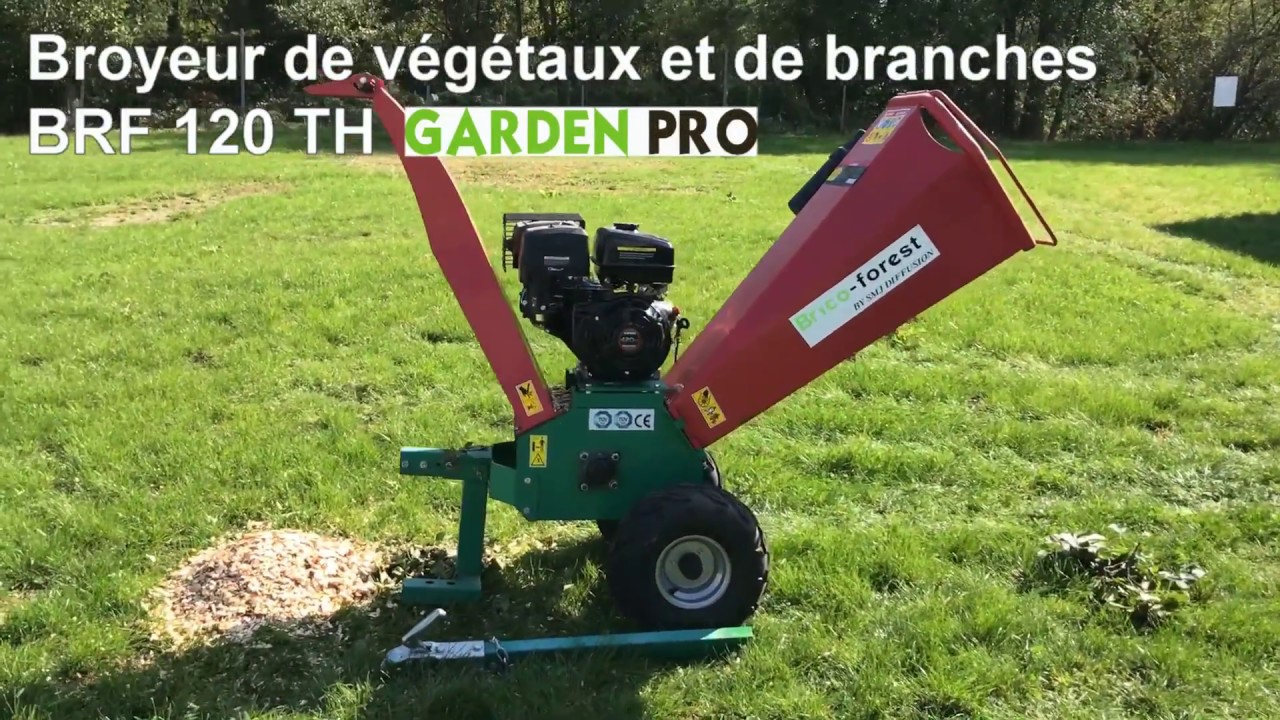 Broyeur de végétaux et de branches BRF 120 TH GARDEN PRO
