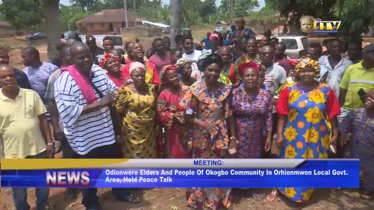 Okogbo Odionwere, Elders and People In Orhionmwon LGA Hold Peace Talks