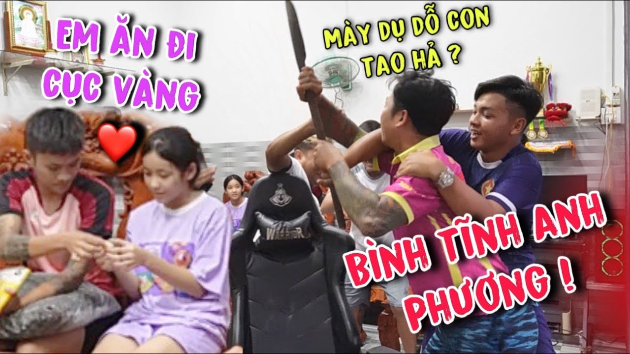 TNB - Anh Phương Tức Điến Người Vì Thấy Bé Lai Thân Mật Đòi Bỏ Nhà Theo Dẹo