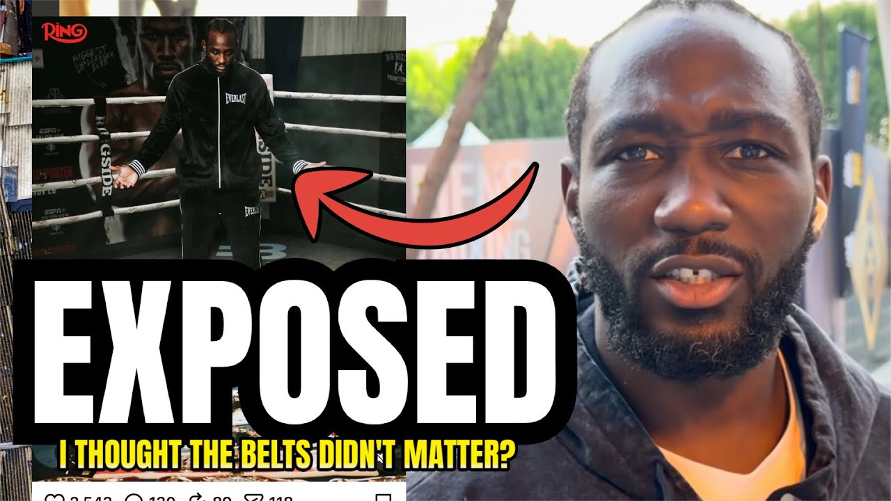 Terence Crawford EXPOSED, After Photo LEAKS online showing all of his belt collection