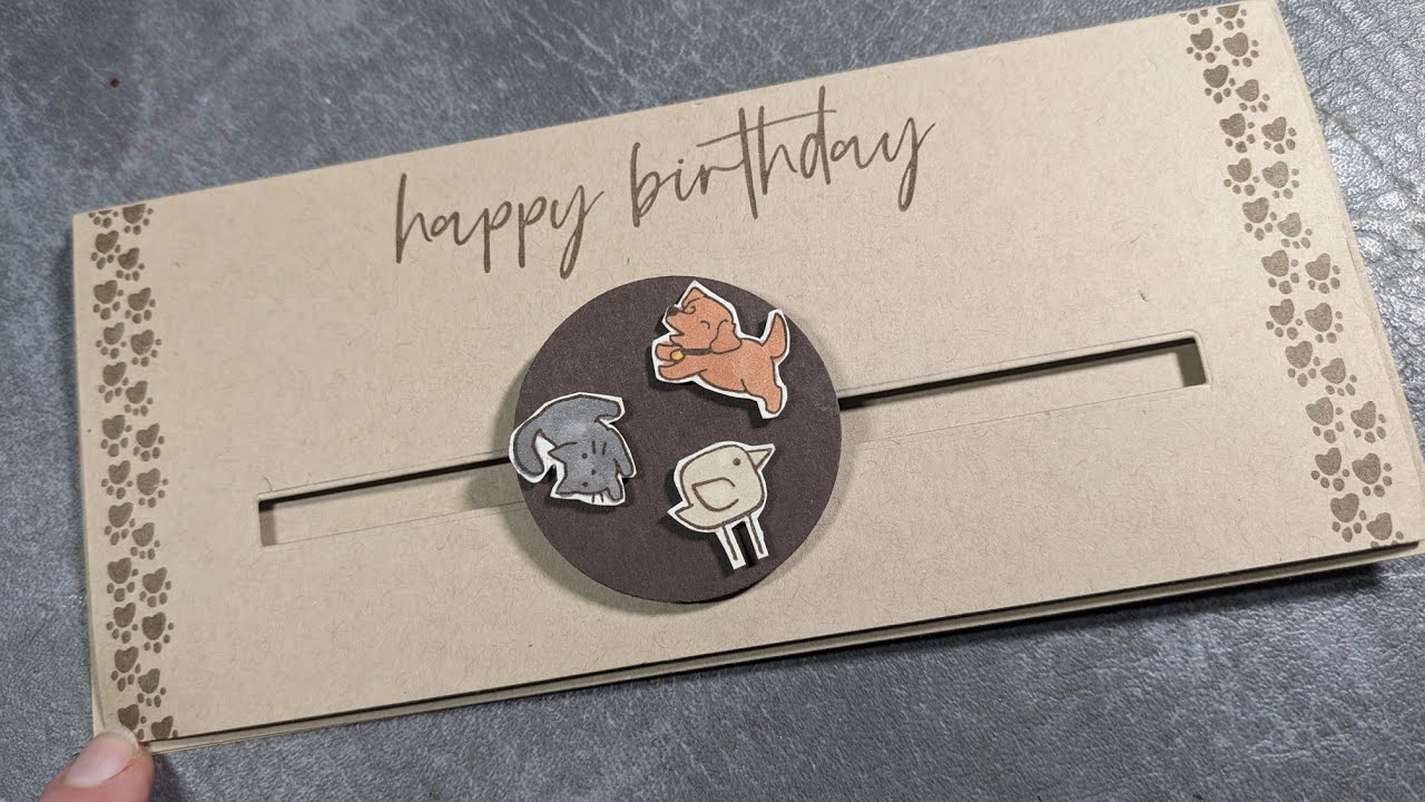 Cutest Crew в виде вращающейся карточки. Марки с милыми кошками, собаками и птицами.
