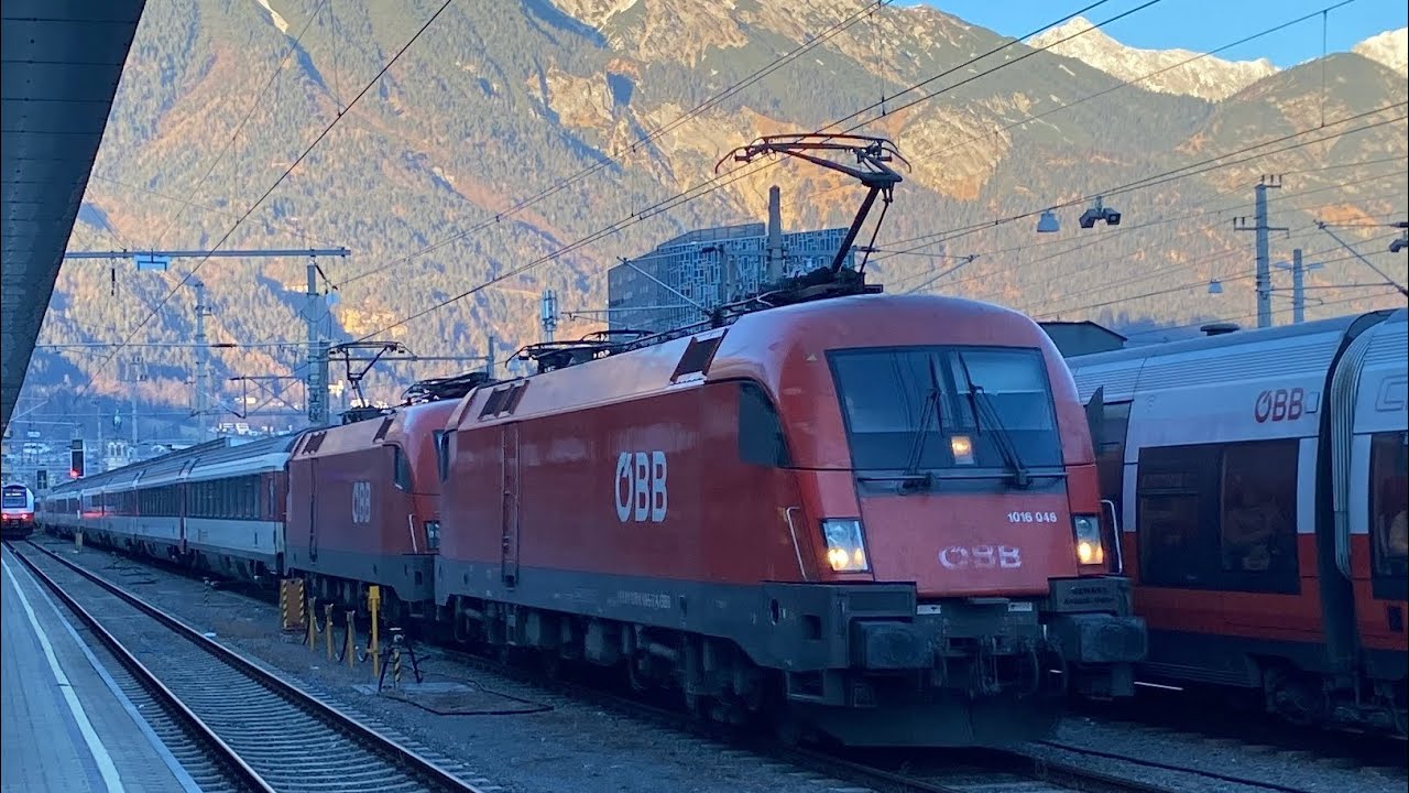 Züge/Vlaky Innsbruck Hbf (AT) 29.12.2025