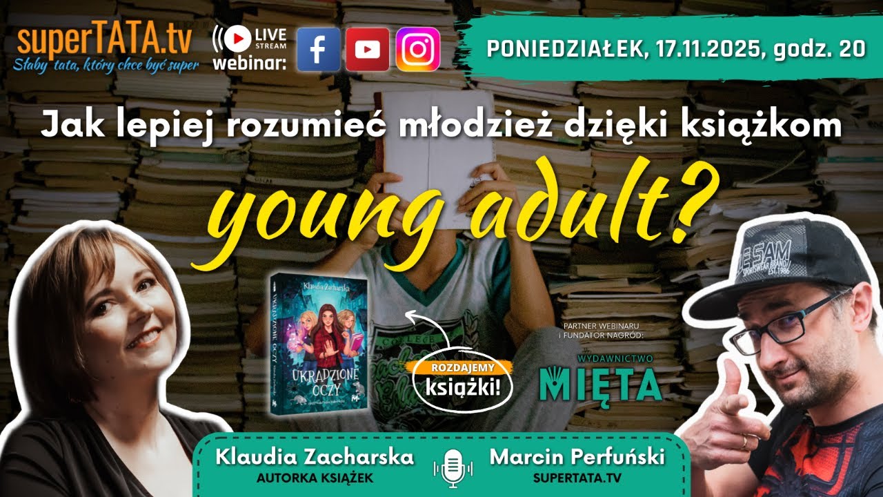 WEBINAR: Jak lepiej rozumieć młodzież dzięki książkom young adult?
