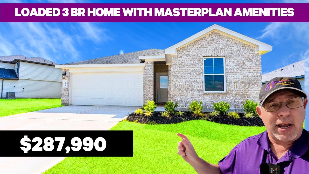 Homes in Fulshear TX 🏡 3.99% Rate + $0 Closing | Tamarron | Caden Plan Tour