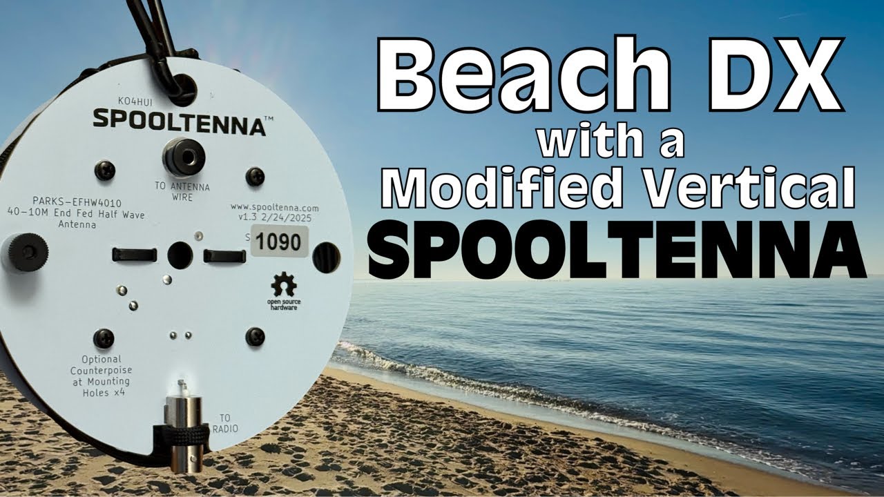 Beach DX с модифицированной вертикальной катушечной антенной