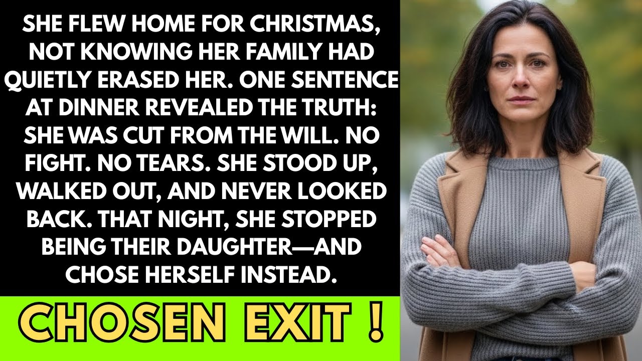 Mom Changed Her Will Overnight. I Found Out During Christmas Dinner… So I Walked Out