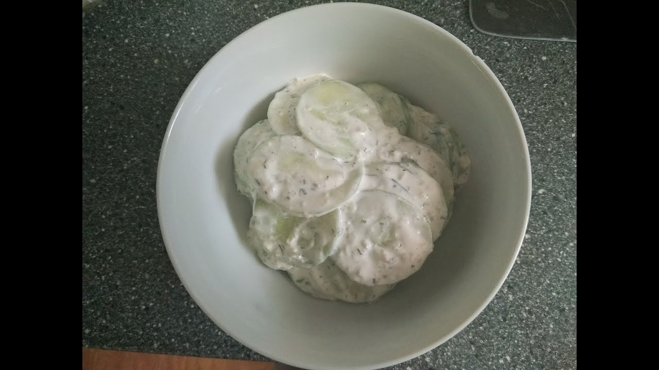 Gurkensalat aus der Monsieur Cuisine edition Plus