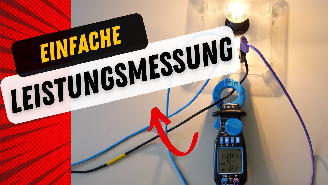 Die einfachste Art der Leistungsmessung - Leistungsmesszange erkl&auml;rt
